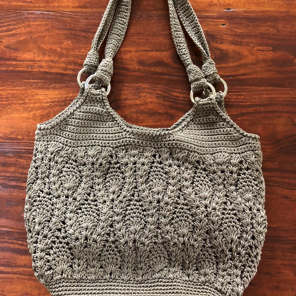 The Sak crochet shoulder bag